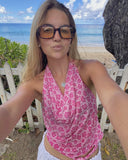 Top Halter Lirio Rosa